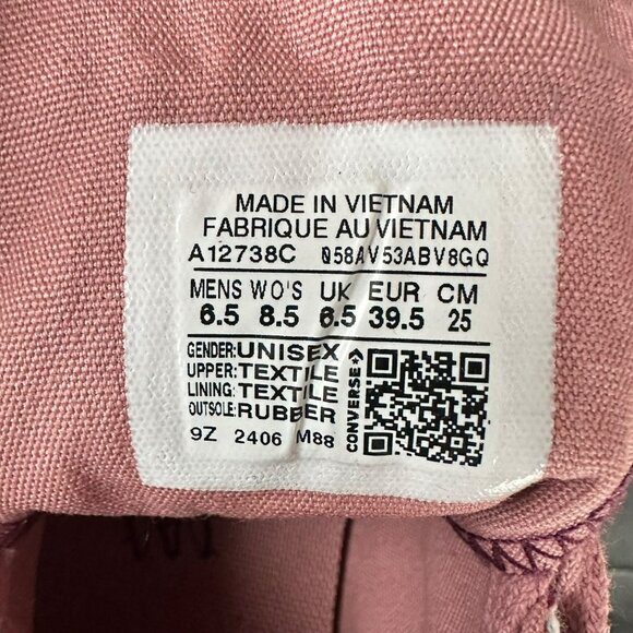 ⭐Converse Chuck 70 Hi Sz 8.5 Womens Shoes Sneakers Premium Tweed Shimmer A12738C - Picture 12 of 12